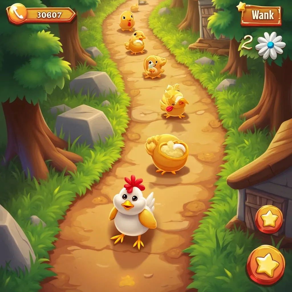 Interface of Chicken Road game