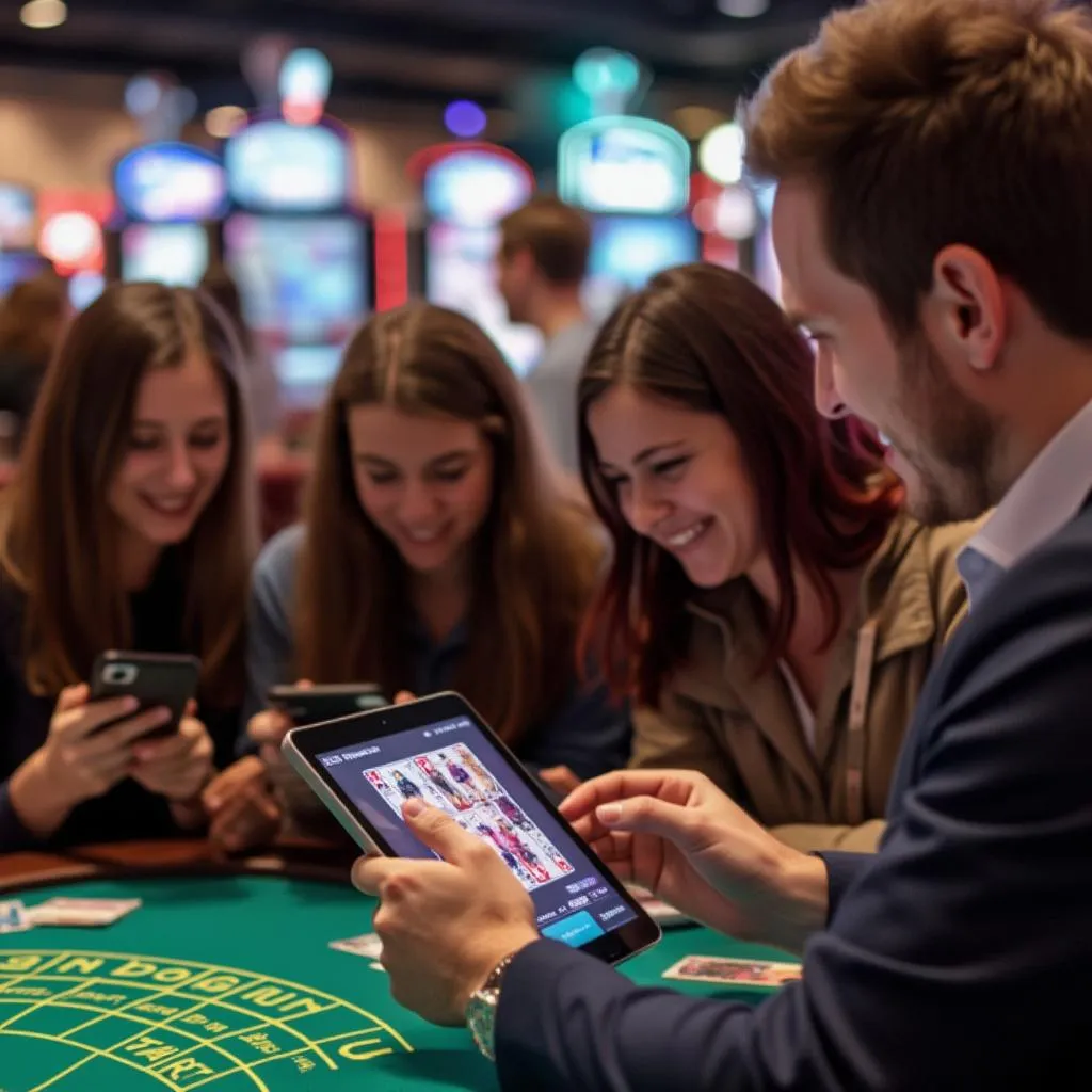 Players testing new casino games